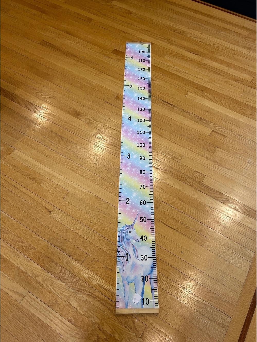 Unicorn Themed Height Chart Wall Decoration for Nursery